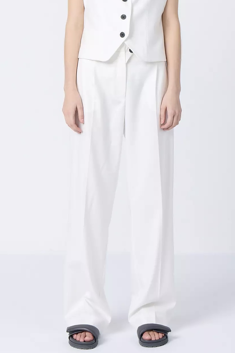 Leveté Room - Wesley 6 Suit Pants Star White