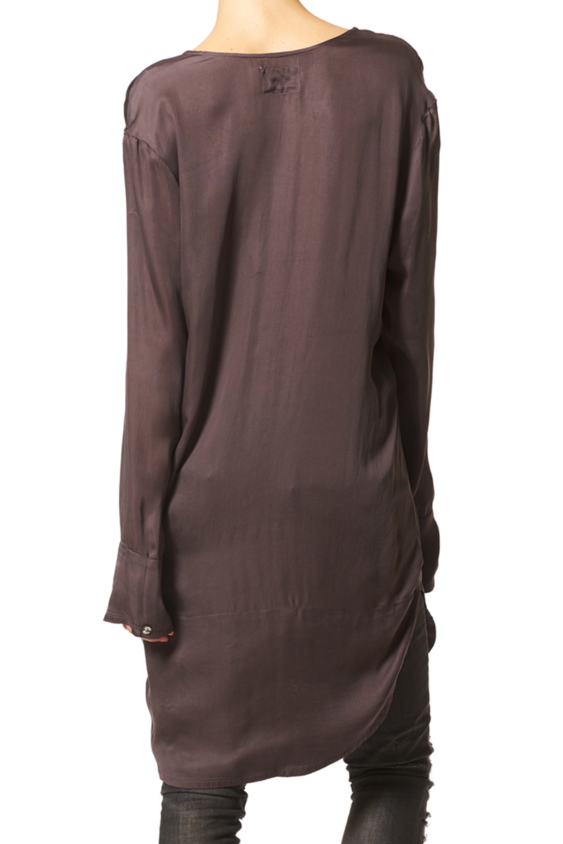 Non Sense - Nagoya Solid Long Shirt - 2