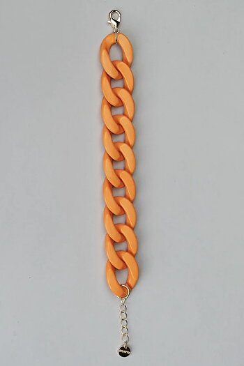 Bow 19 - Big Chain Bracelet Orange Mat