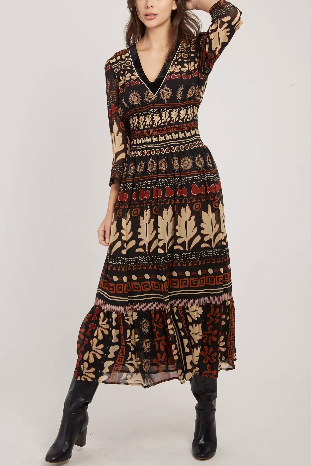 Derhy  - Bartholomee Knitted  Dress Black - 3