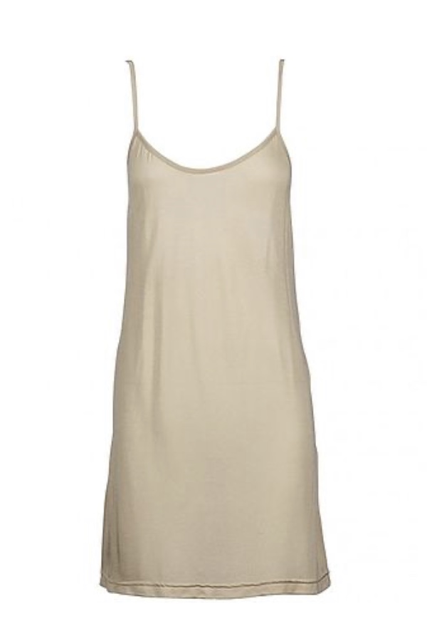 One Season -  Jersey Slip Dress Nude - 2