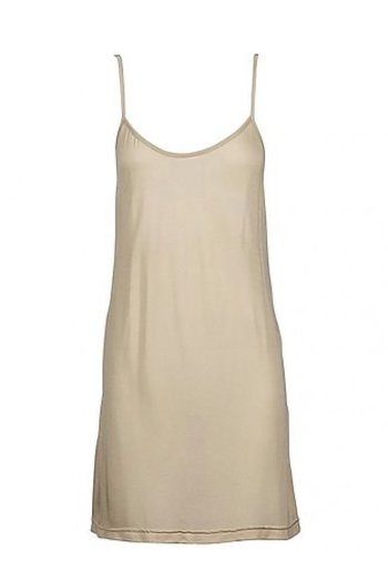 One Season -  Jersey Slip Dress Nude