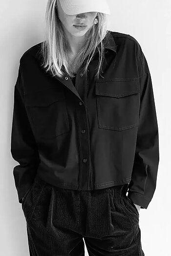 Penn & Ink NY  - Short Jacket Black