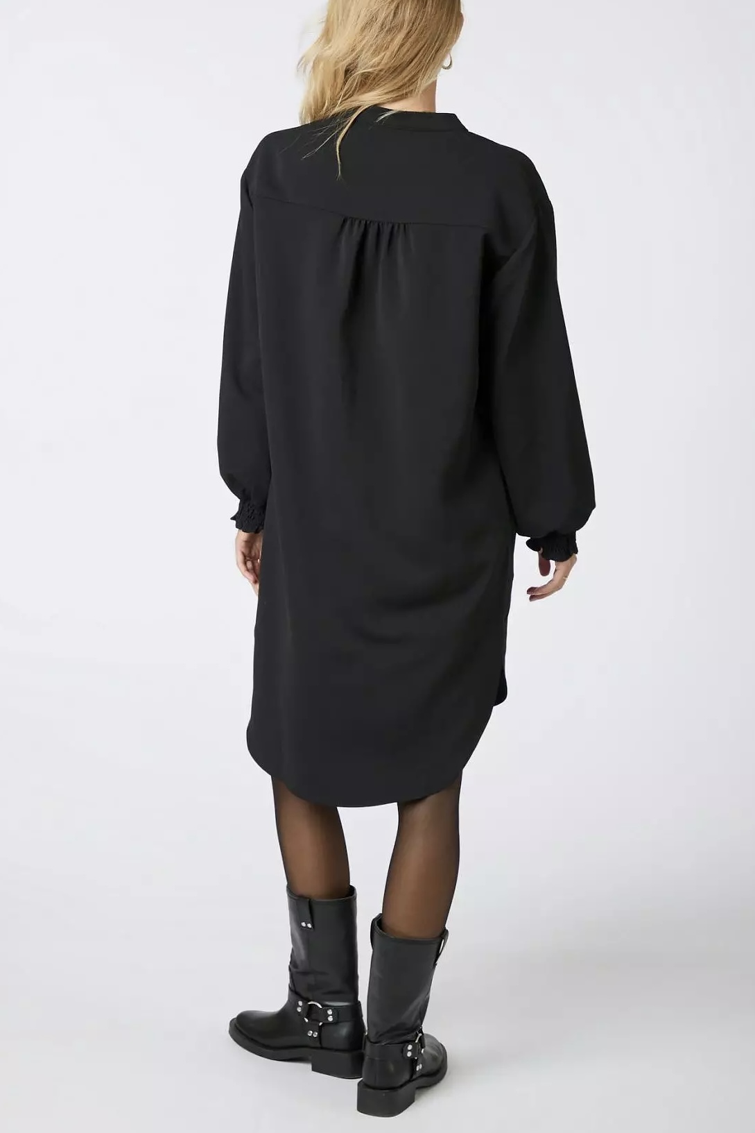 Neo Noir - Lexia Crepe Dress Black - 2