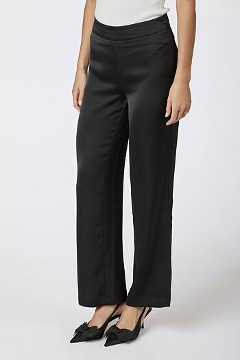 Neo Noir - Debra Heavy Sateen Trousers Black