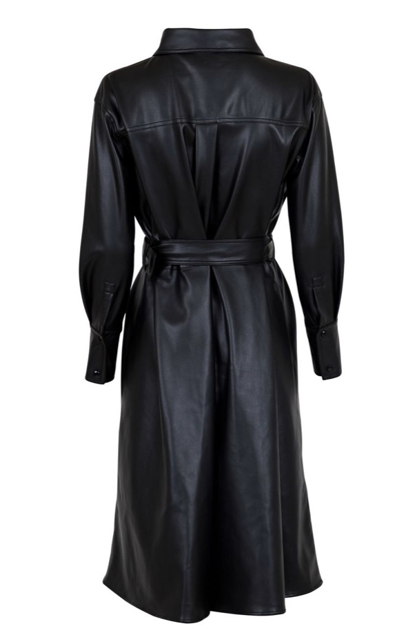 Neo Noir - Cirkel Faux Dress Black - 5