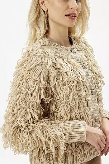  In Front - In Front - Ritz Knit Cardigan Sand