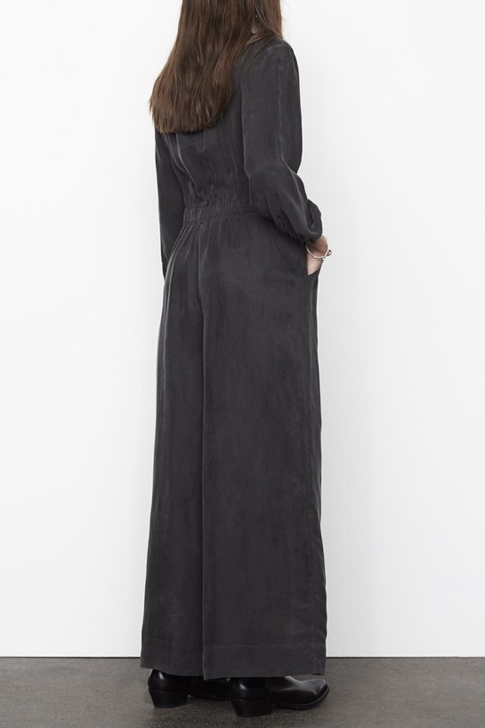 Rabens Saloner  - Anja Solid Matte Jumpsuit - 2