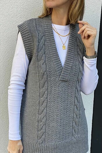 Levéte Room - Kalima  Pullower Grey Melange