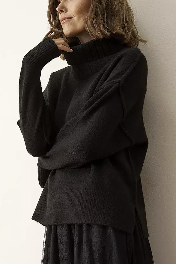  In Front - Loulou Sweater Black - 2