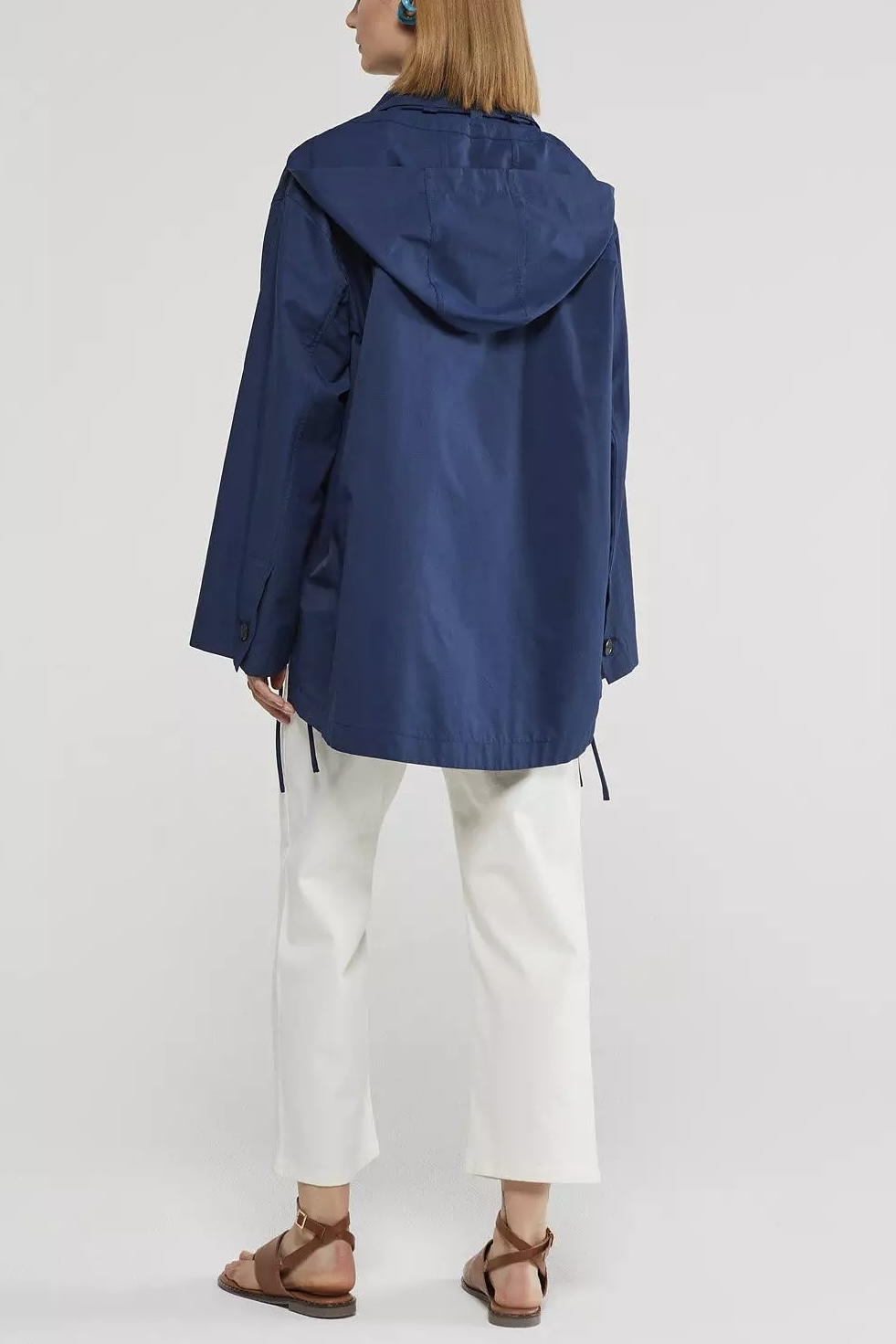 OttodÁme - Short Raincoat Blue - 3
