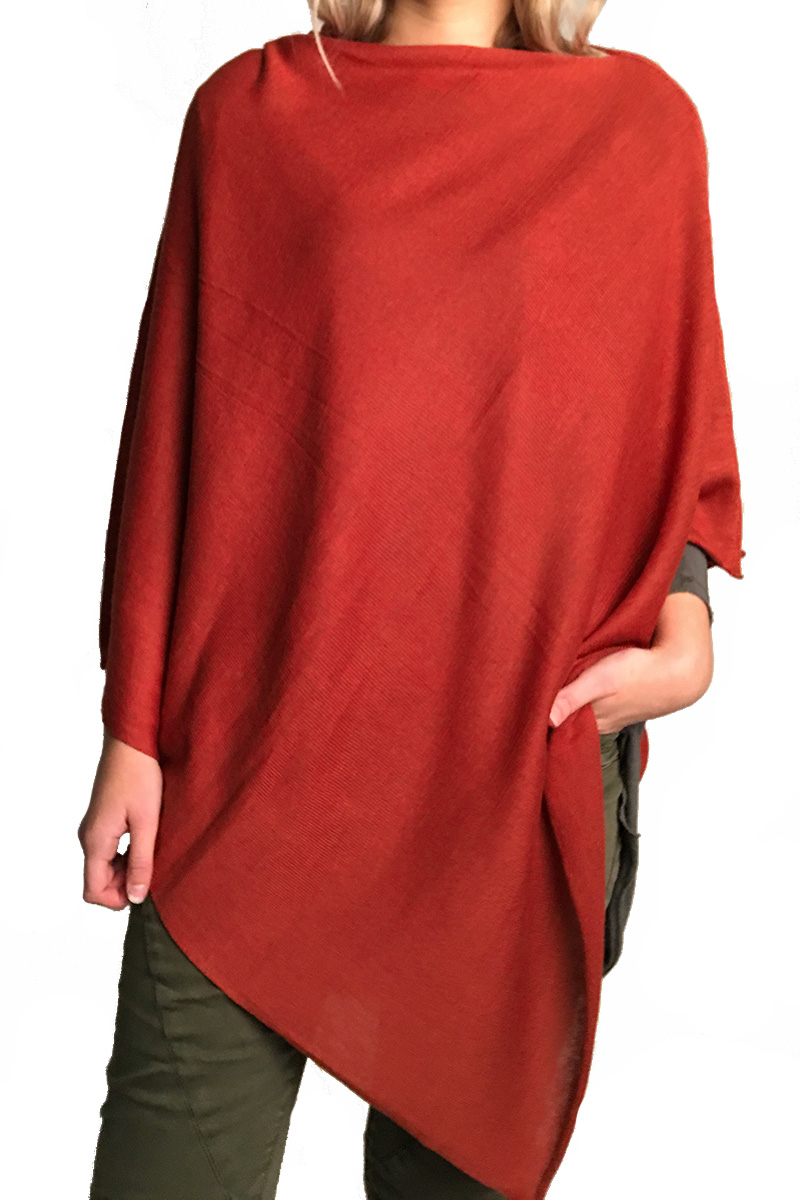 Unmade  -  Knitted Poncho Rost