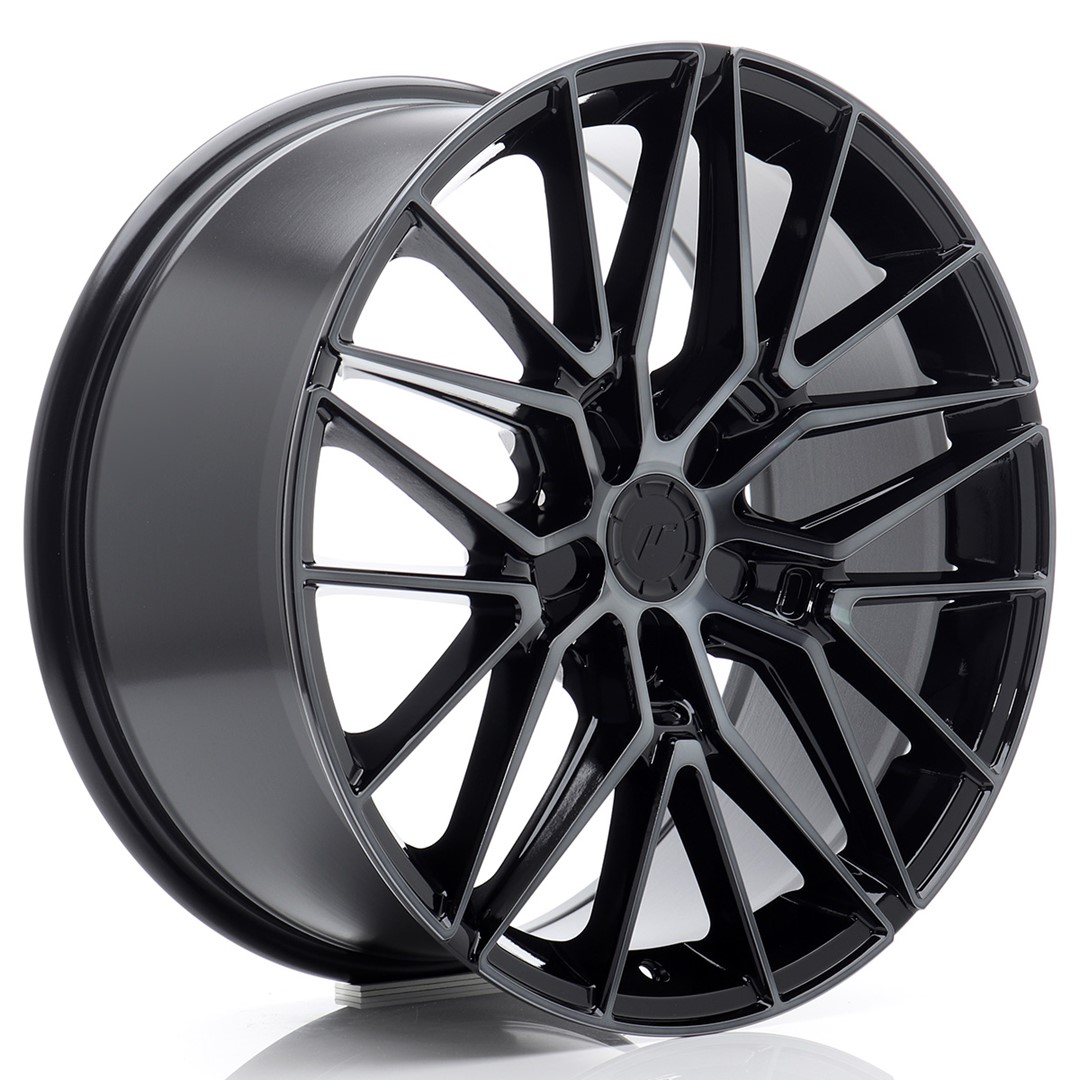 JR Wheels JR38 19x8.5 ET20-45 5H BLANK Black Machined w/ Tinted Face