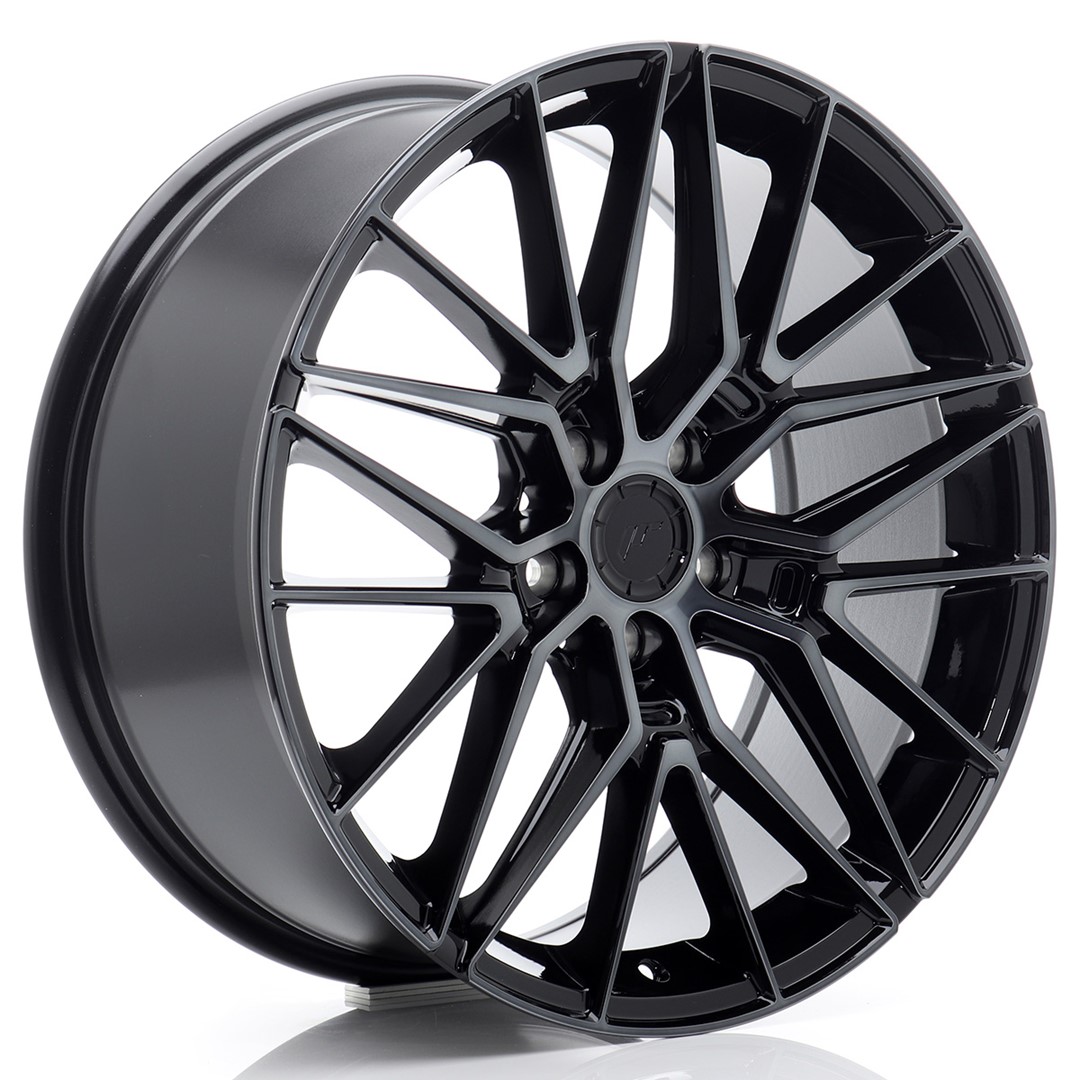 JR Wheels JR38 19x8.5 ET45 5x112 Black Machined w/ Tinted Face