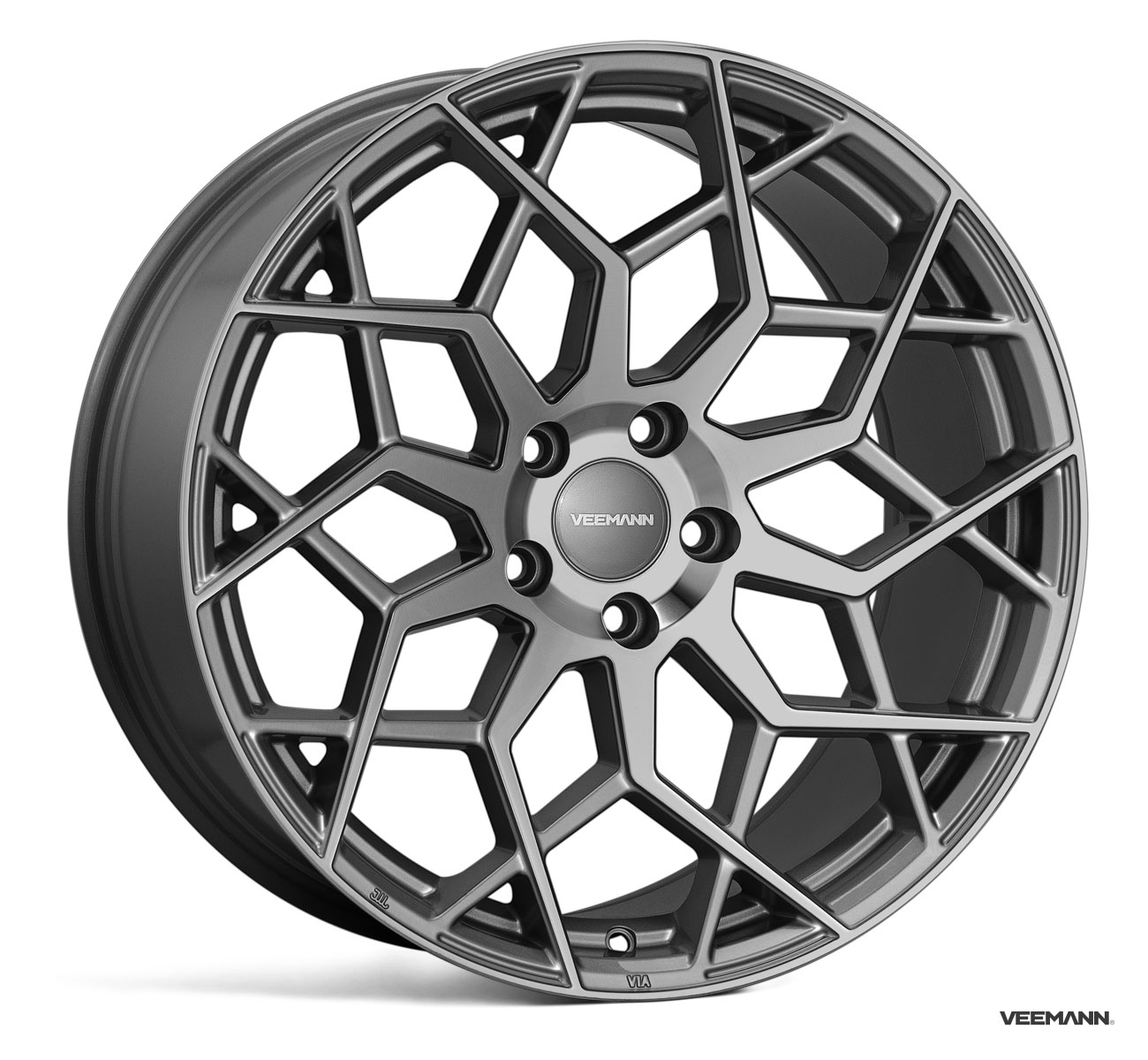 20" Veemann V-FS42 Gloss Graphite 5/120