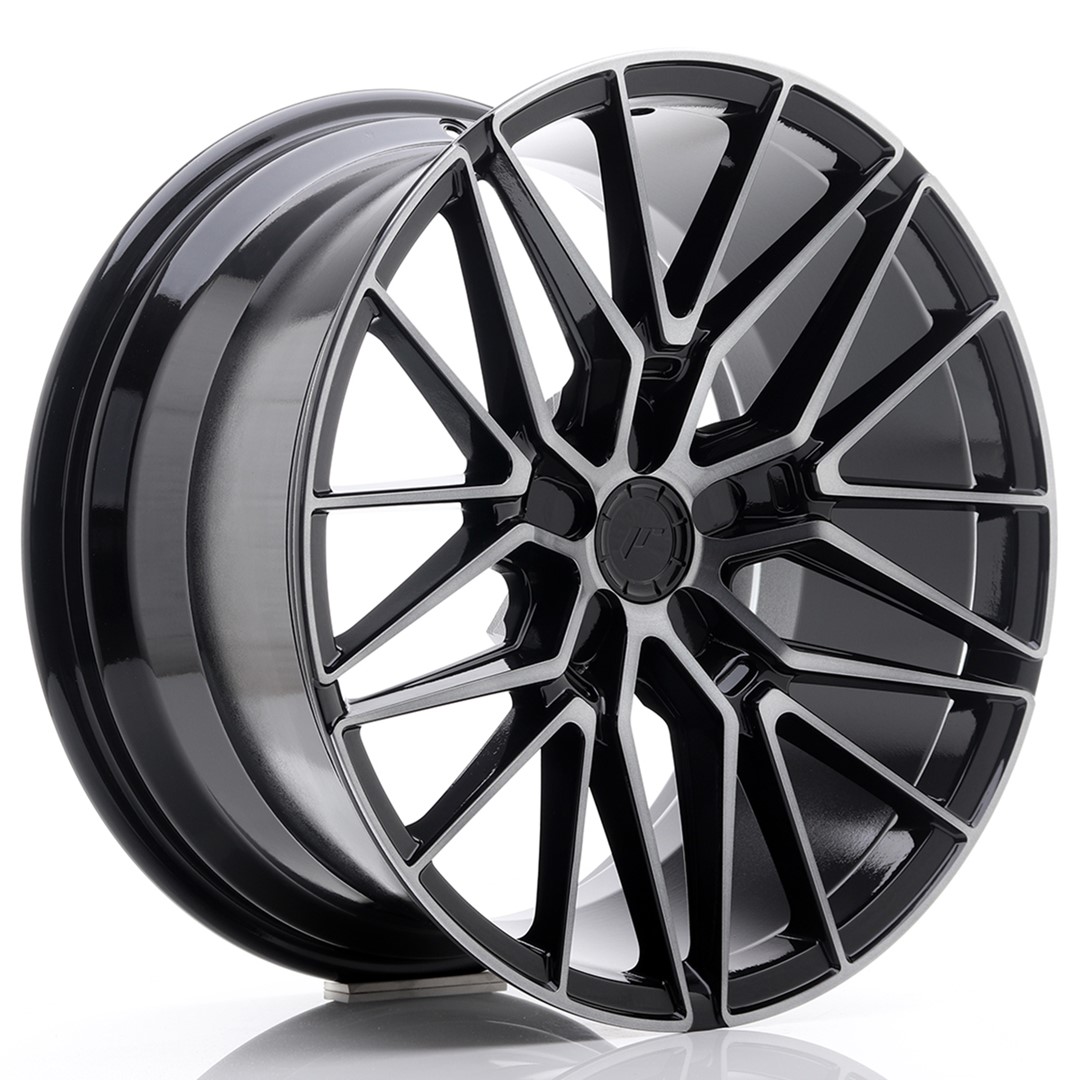 JR Wheels JR38 19x9.5 ET20-45 5H BLANK Black Brushed w/ Tinted Face