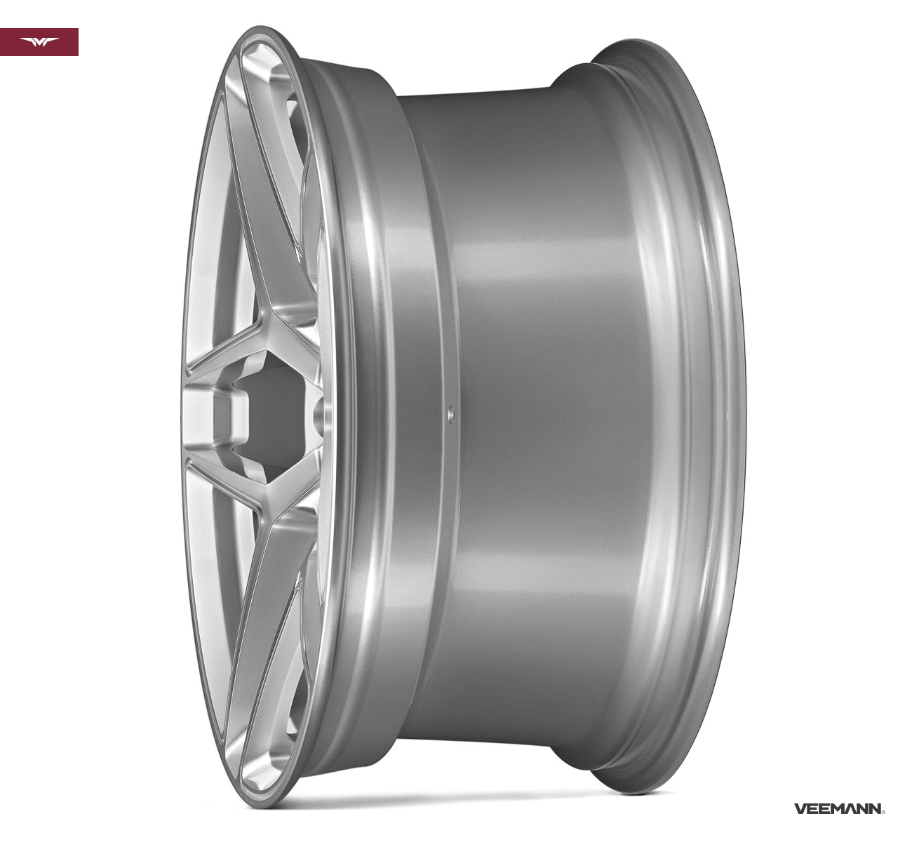 20" Veemann VC650 Quartz Silver/polished 5x120 - 2