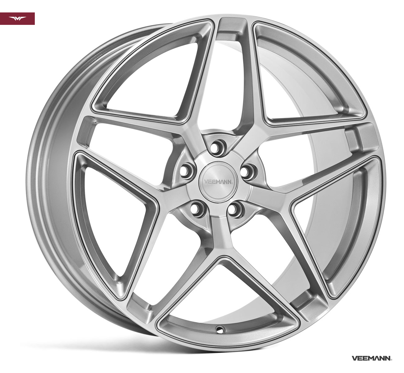 20" Veemann VC650 Quartz Silver/polished 5x120
