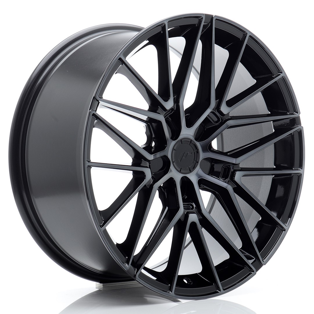JR Wheels JR38 19x9.5 ET20-45 5H BLANK Black Machined w/ Tinted Face