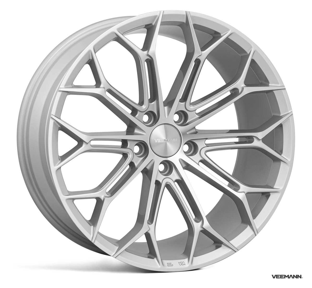 19" Veemann V-FS41 Silver/pol 5/108