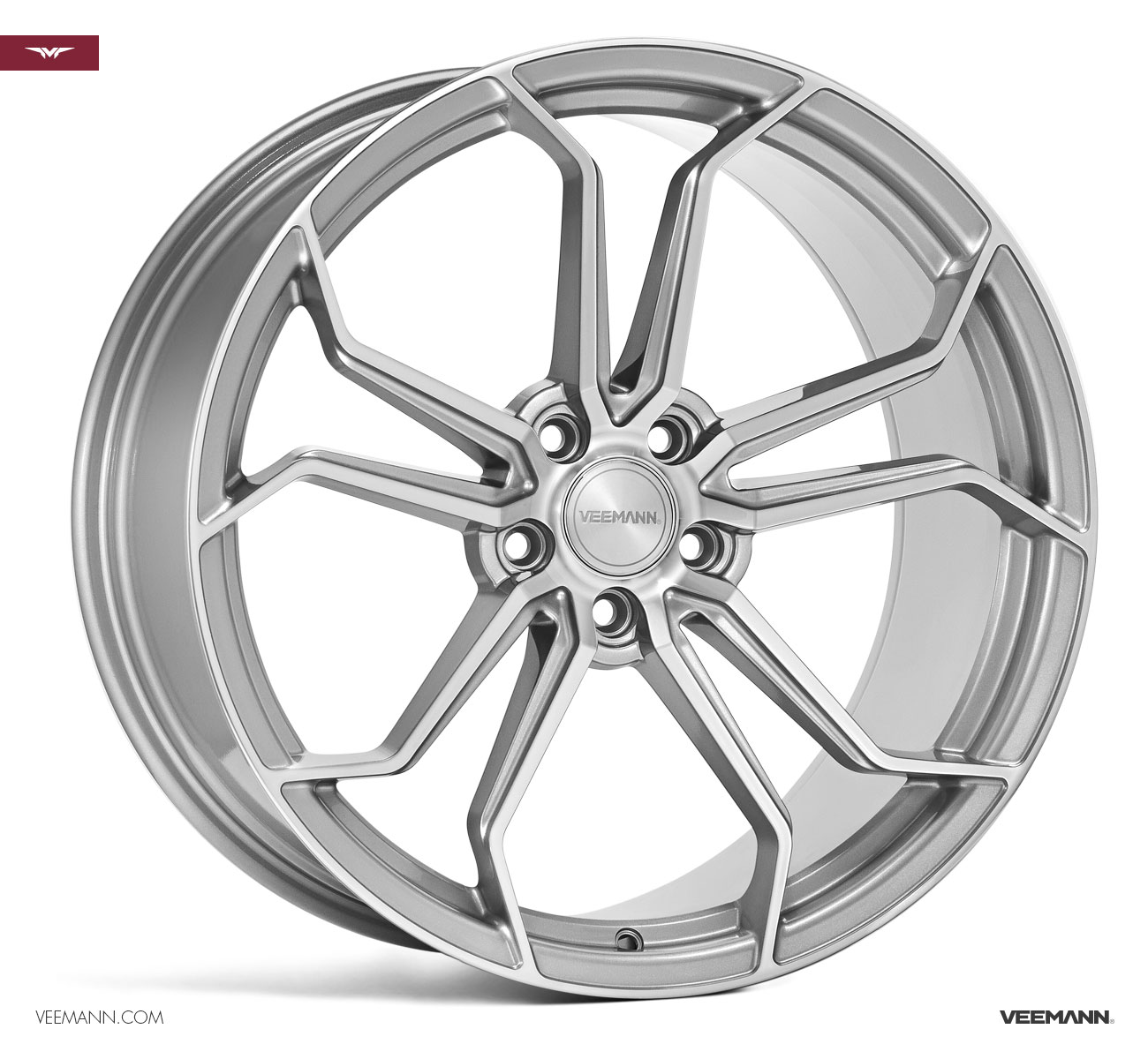 20" Veemann VC632 Quartz Silver/pol 5/120