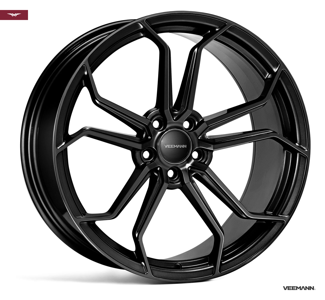 20" Veemann VC632 Gloss Black 5/120