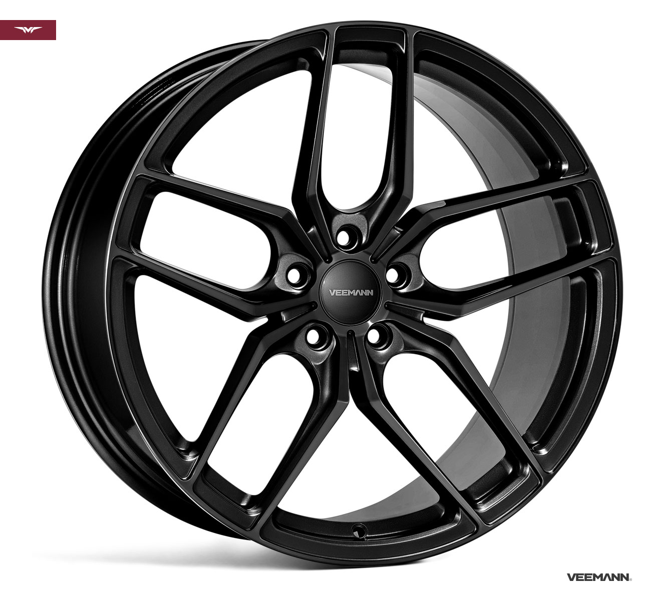 20" Veemann VC03 Gloss Black 5/120