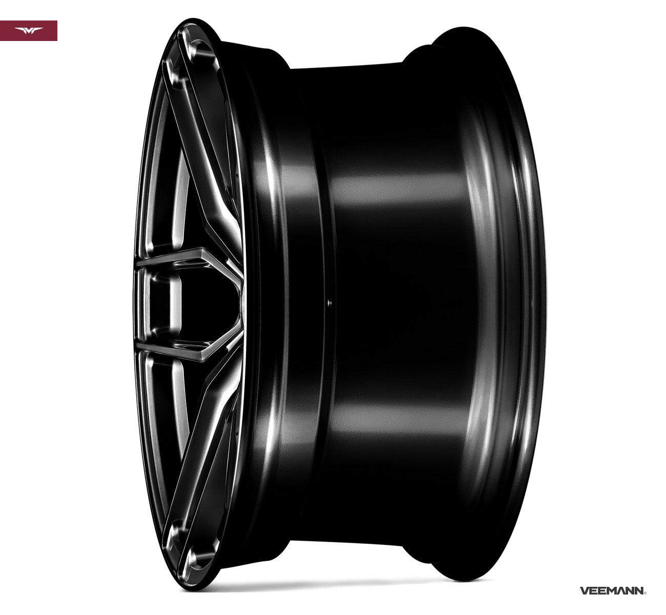 20" Veemann VC03 Gloss Black 5/120 - 2
