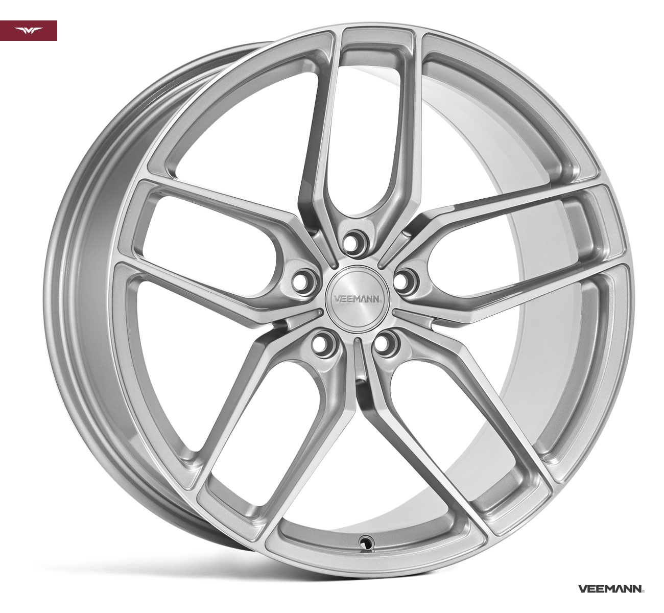 20" Veemann VC03 Silver/pol 5/120