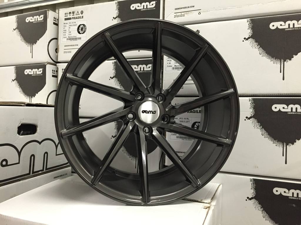 19" OEMS FS10 Gloss Gunmetal 5/112