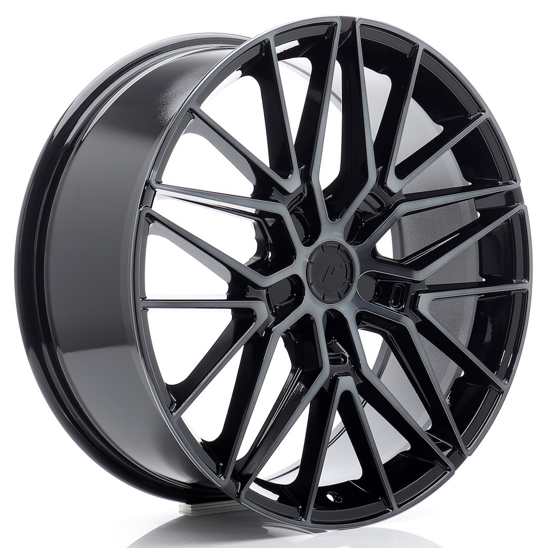 JR Wheels JR38 20x8.5 ET20-45 5H BLANK Black Machined w/ Tinted Face
