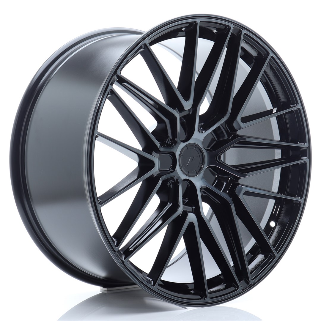 JR Wheels JR38 21x9.5 ET0-35 5H BLANK Black Brushed w/ Tinted Face