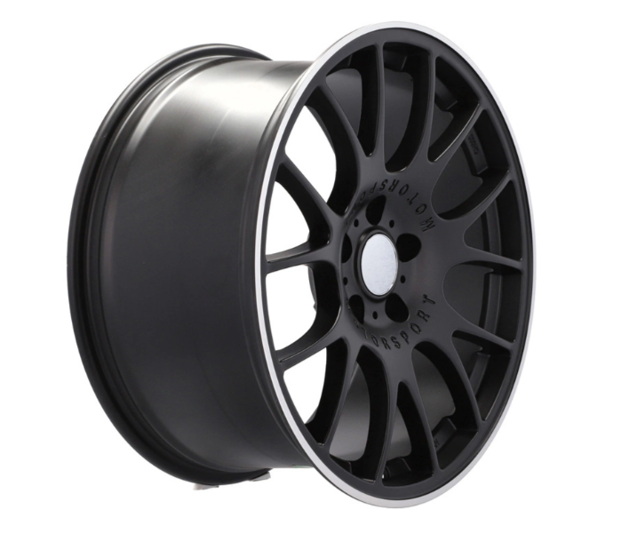 19" CH style Matt black/polished lip 5x120 - 2
