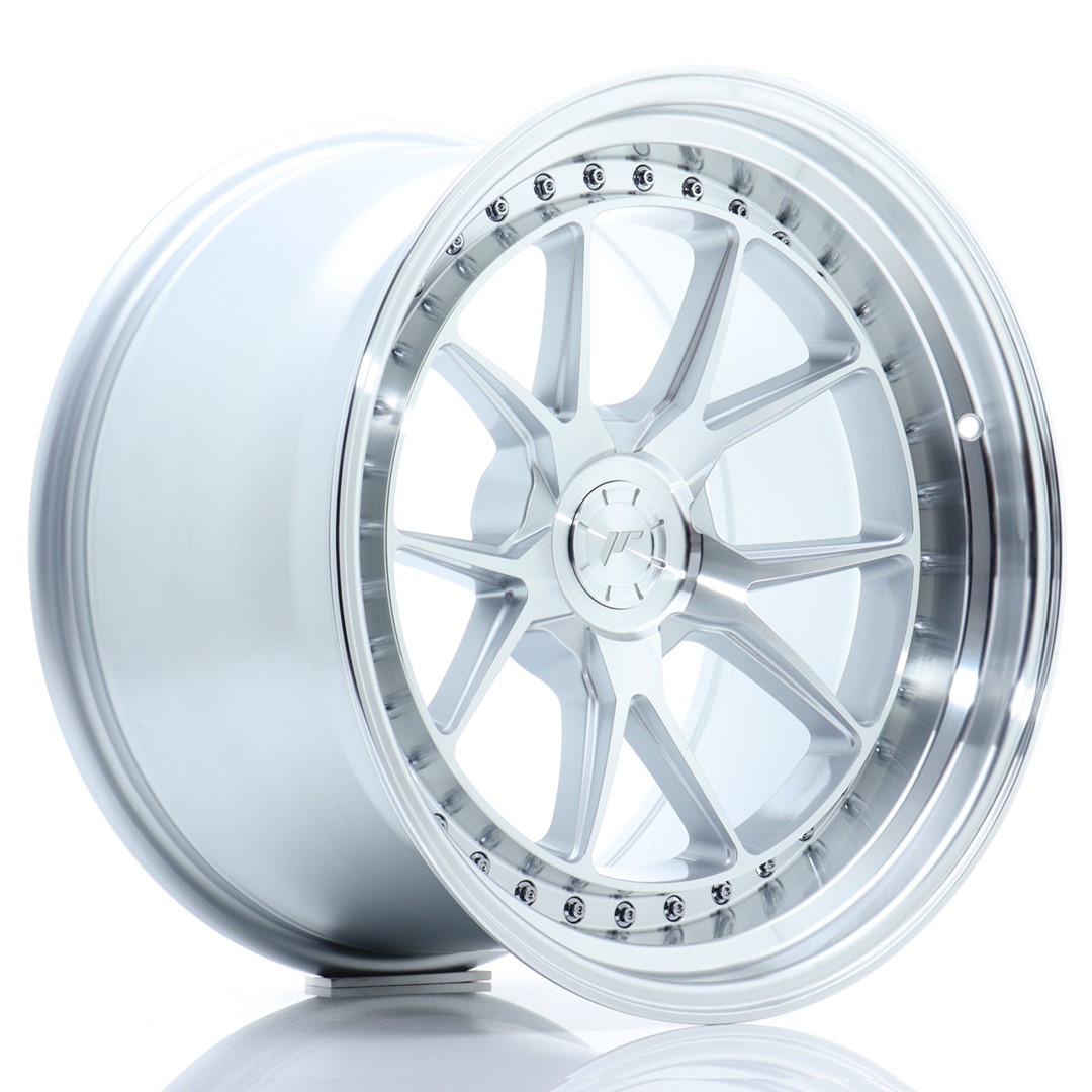 JR Wheels JR39 18x10.5 ET15-22 5H BLANK Silver Machined Face