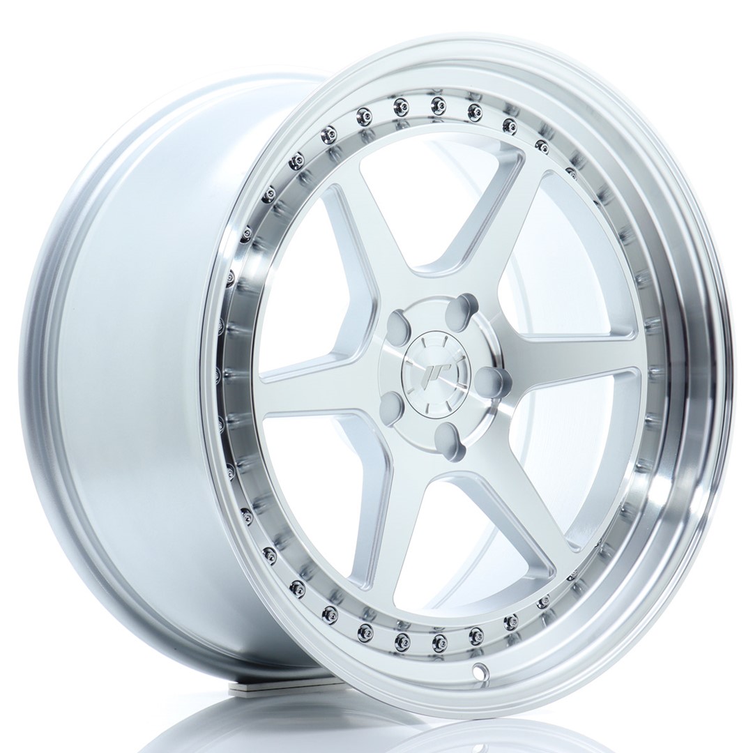 JR Wheels JR43 19x9.5 ET15-35 5H BLANK Silver Machined Face