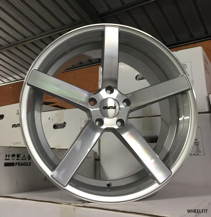 20" OEMS 115 Silver/pol 5x112