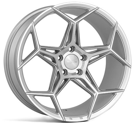 20" Veemann V-FS40 Silver/pol 5/112