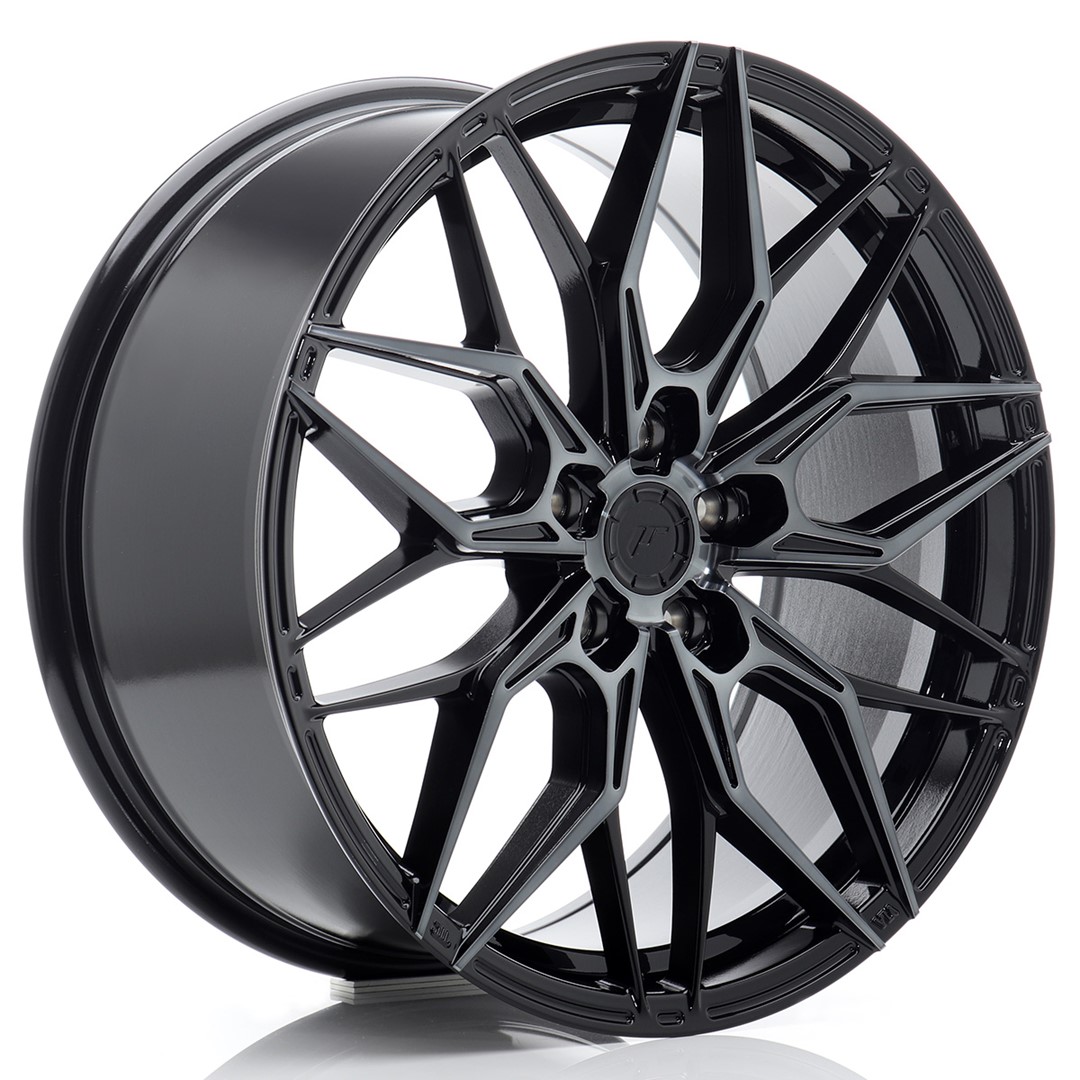 JR Wheels JR46 19x8.5 ET45 5x112 Black Machined w/ Tinted Face