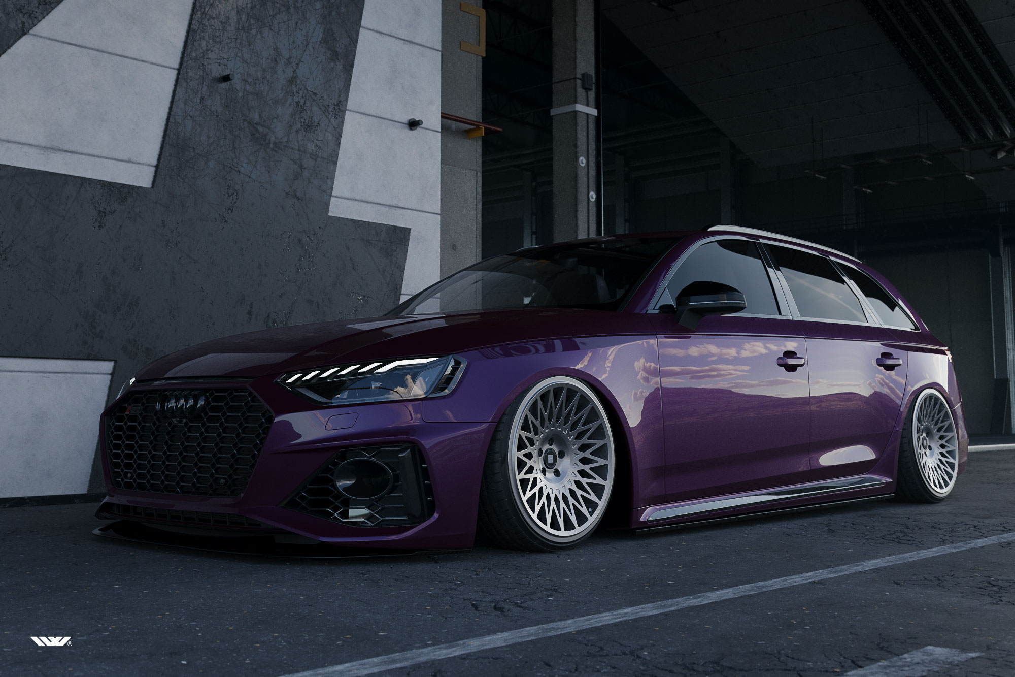 18" Ispiri CSR-FF4 Carbon Grey/brushed 5x112 - 6