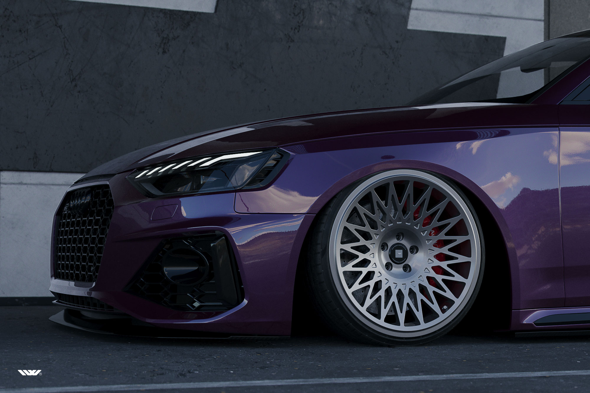 18" Ispiri CSR-FF4 Carbon Grey/brushed 5x100 - 5