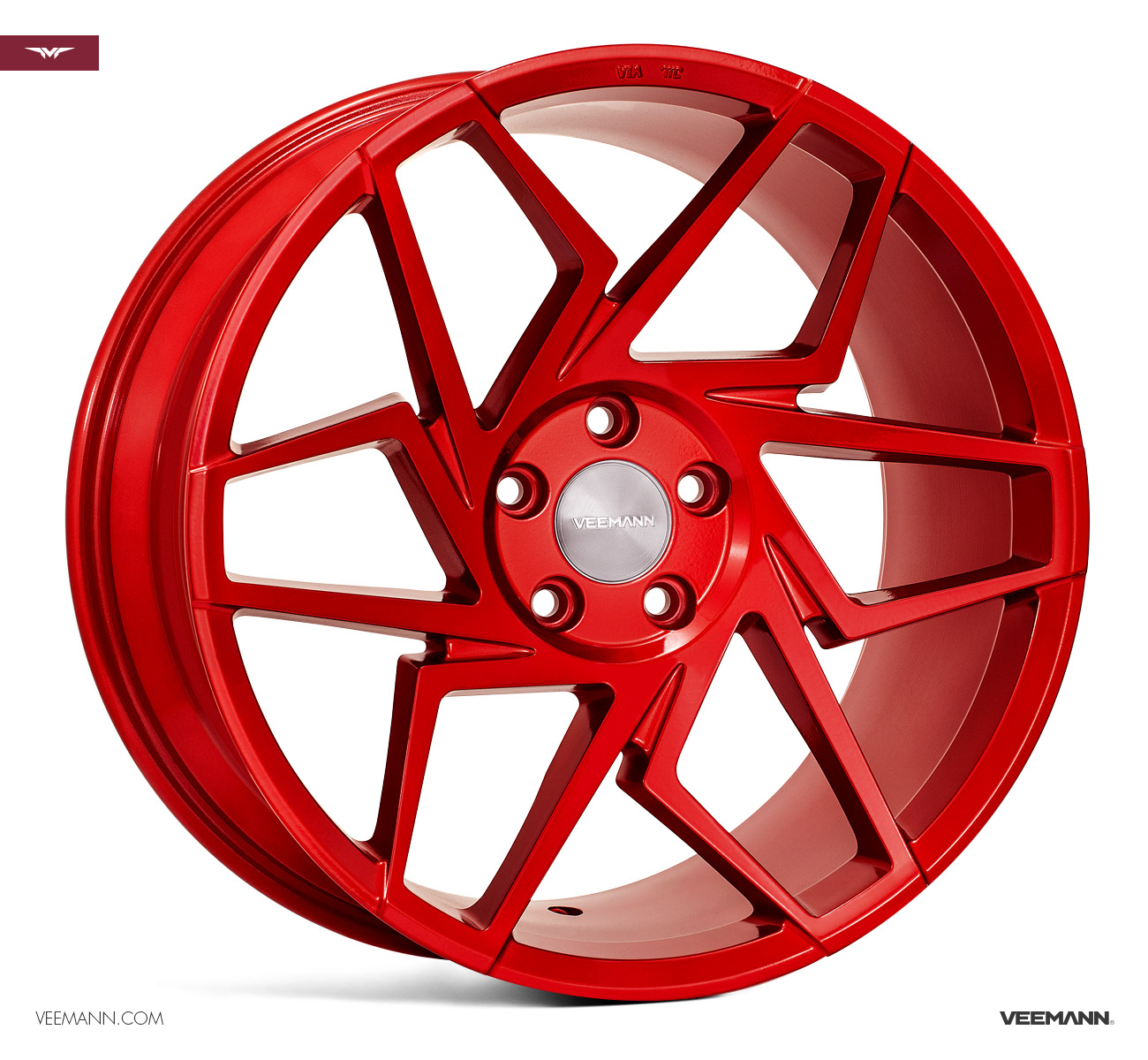 19" Veemann V-FS27R Candy Red 5/112
