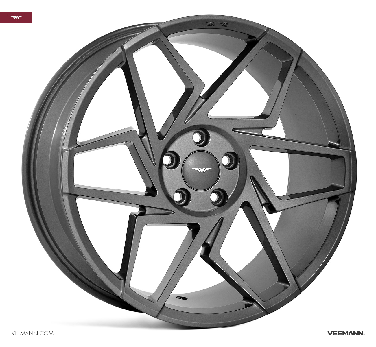 20" Veemann V-FS27R Gloss Graphite 5/120