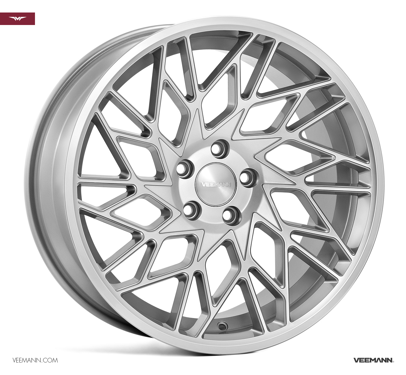 19" Veemann V-FS29R Silver/pol 5/120