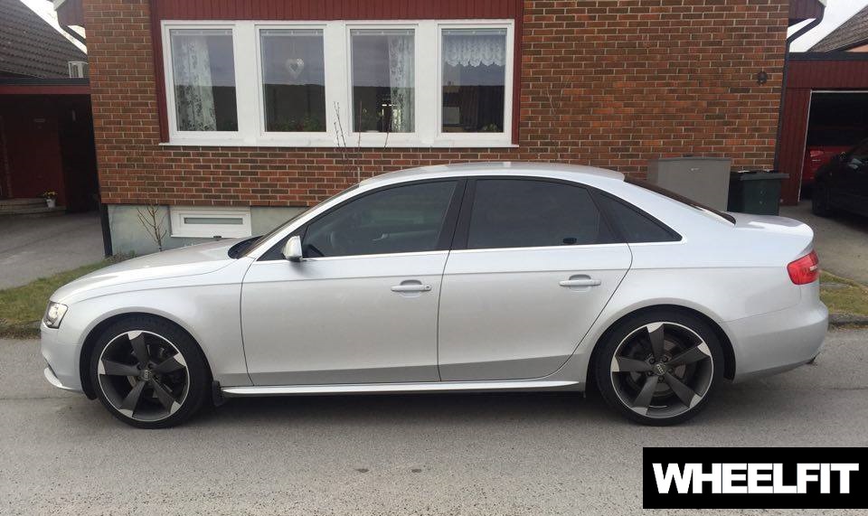 19" 5RS ant/pol Audi A4 B8