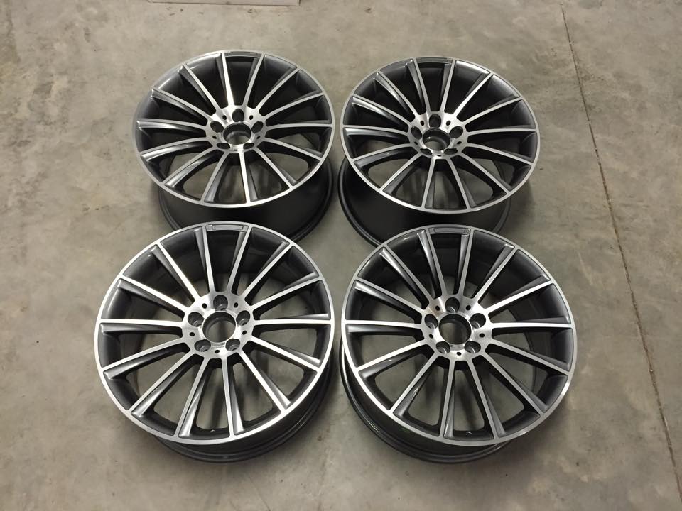 19" MB Twist style Gunmetal/pol 5x112