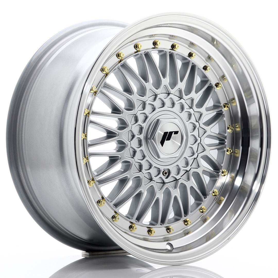 JR Wheels JR9 17x8.5 ET35 5x100/114 Silver w/ Machined Lip