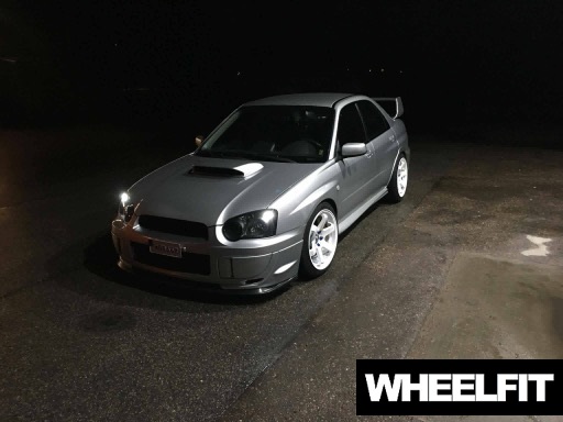 19" Bola B1 white Subaru Impreza - 2