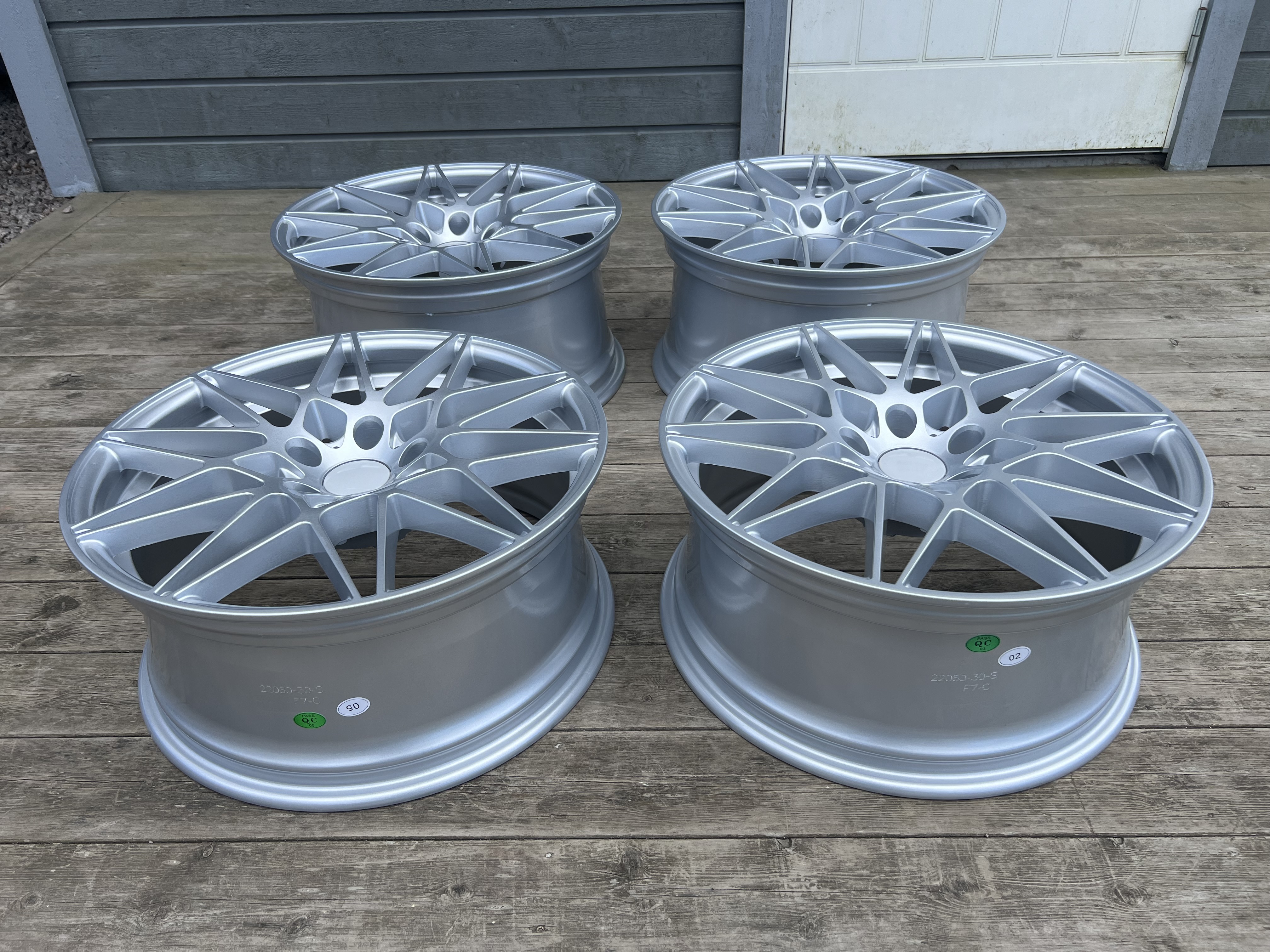 19" Competition style Silver 5x120 - 5