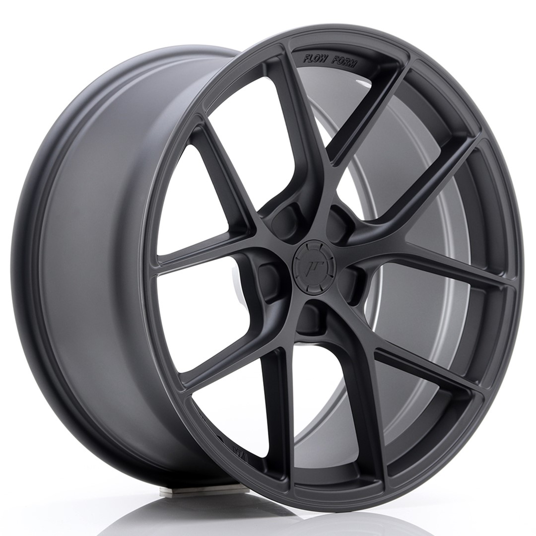 JR Wheels SL01 19x9.5 ET25-40 5H BLANK Matt Gun Metal
