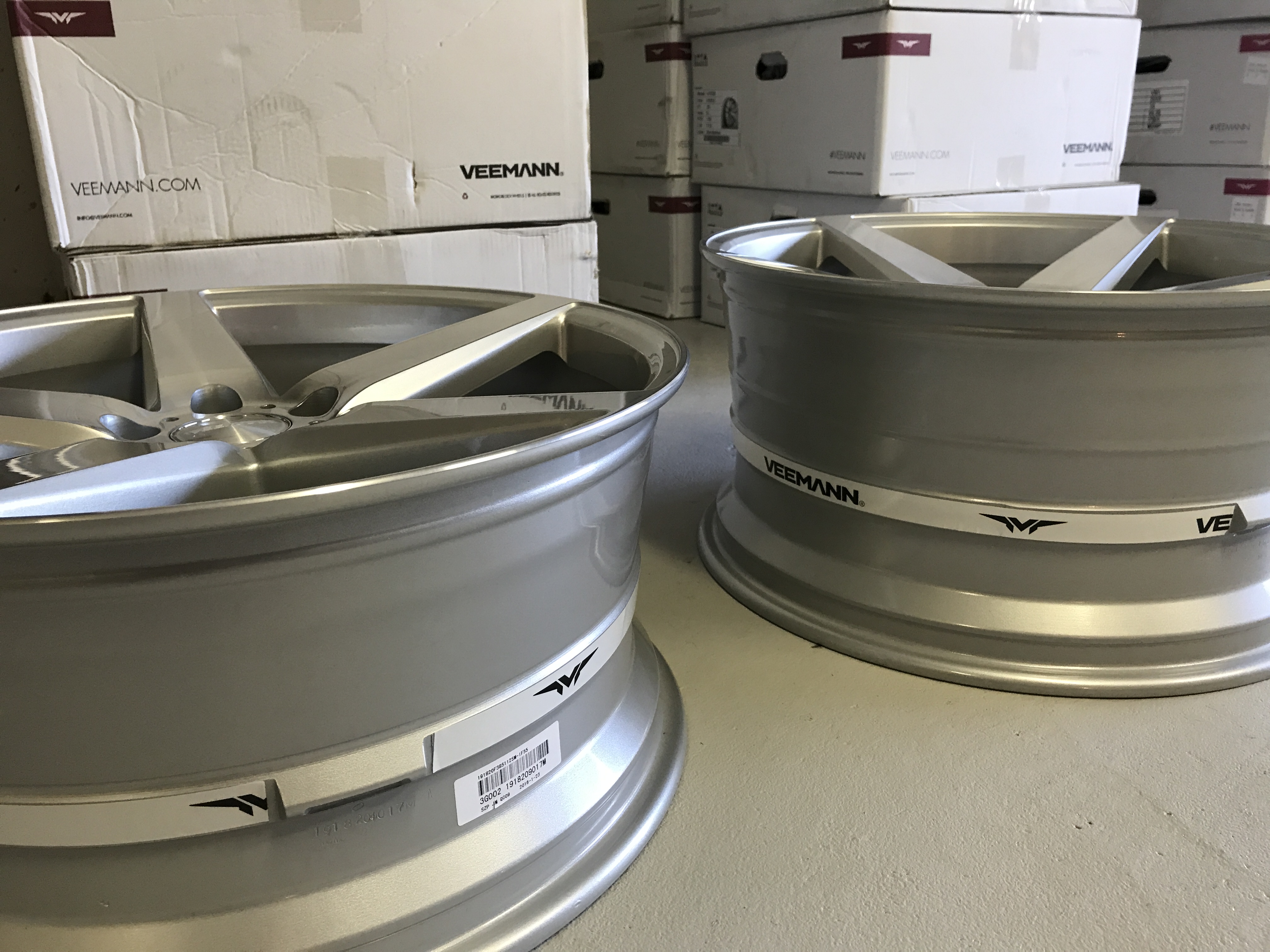 20" Veemann V-FS8 Silver/pol 5/120 - 4